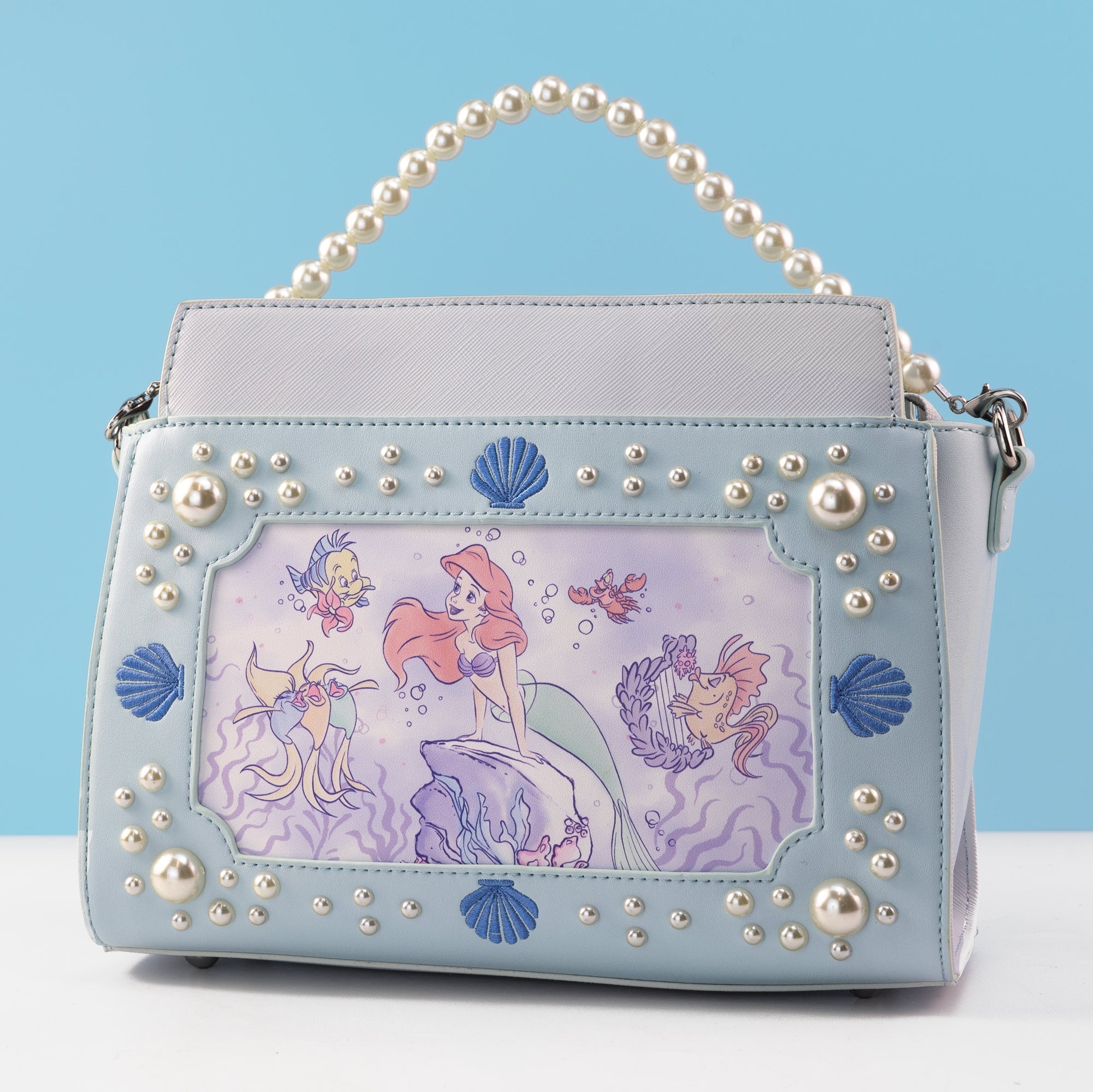 Loungefly x Disney The Little Mermaid Pearl Crossbody Handbag - GeekCore