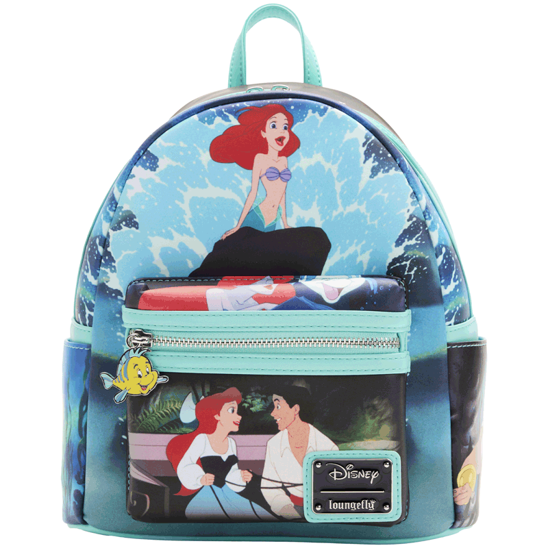 Loungefly x Disney The Little Mermaid Scenes Mini Backpack - GeekCore