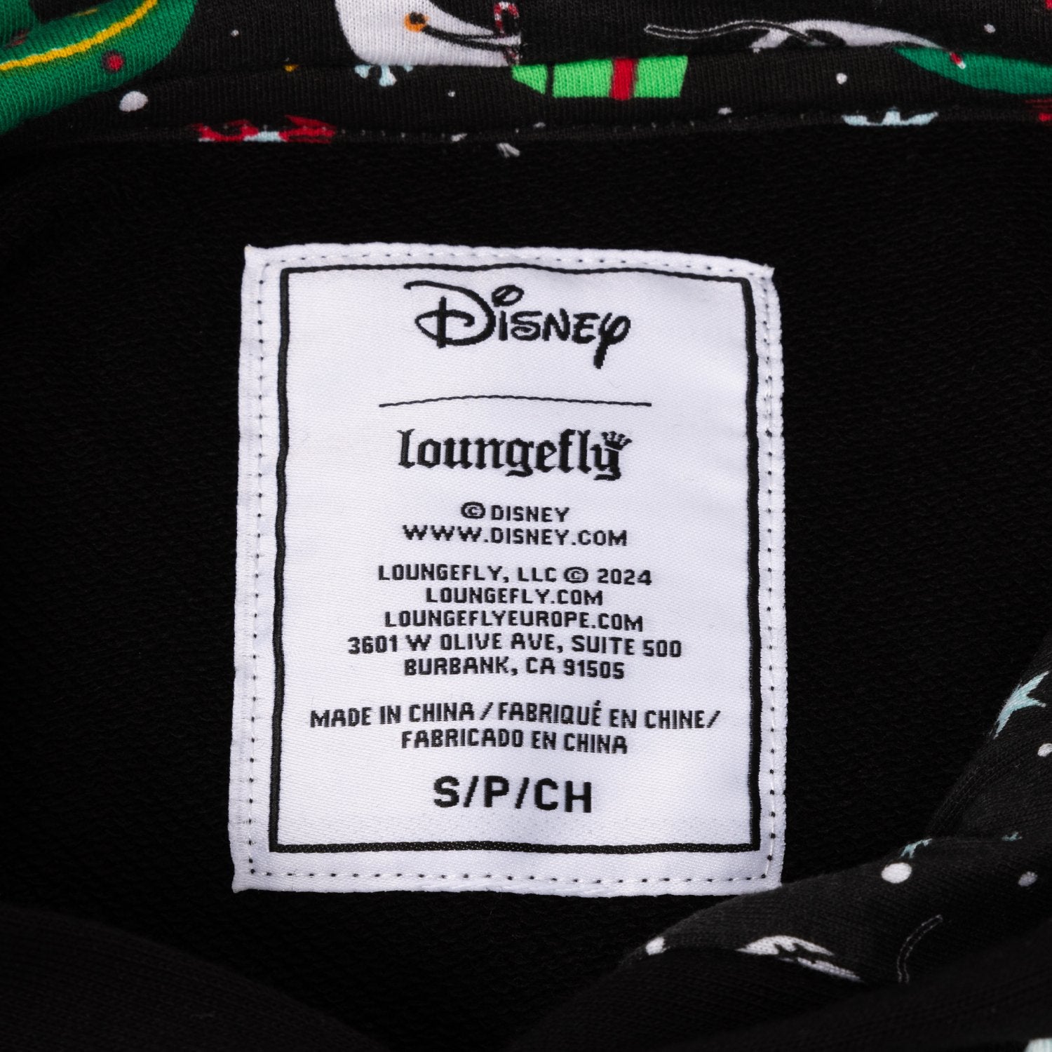 Loungefly x Disney The Nightmare Before Christmas Christmas Town Hooded Sweatshirt - GeekCore