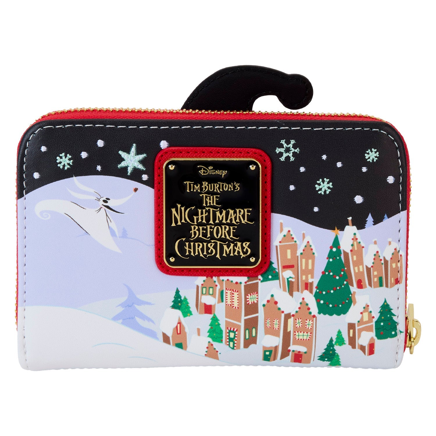 Loungefly x Disney The Nightmare Before Christmas Journey To Christmas Town Zip Around Wallet - GeekCore