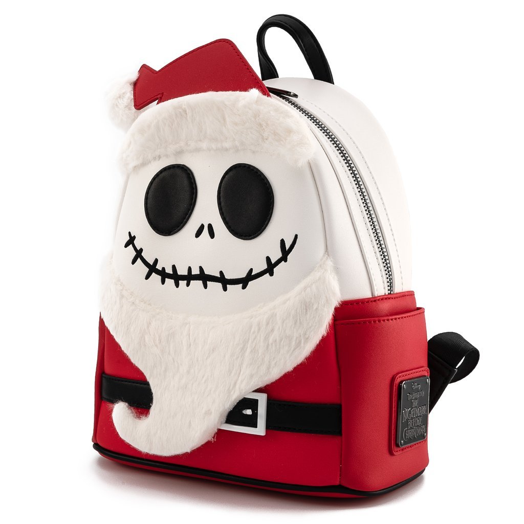 Loungefly X Disney The Nightmare Before Christmas Santa Jack Cosplay Mini Backpack - GeekCore