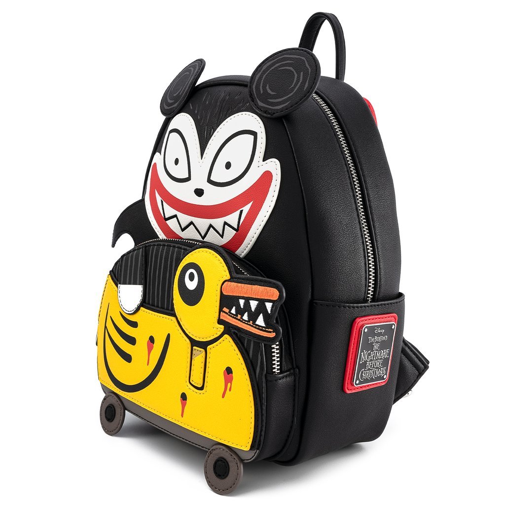 Loungefly X Disney The Nightmare Before Christmas Scary Teddy and Undead Duck Mini Backpack - GeekCore