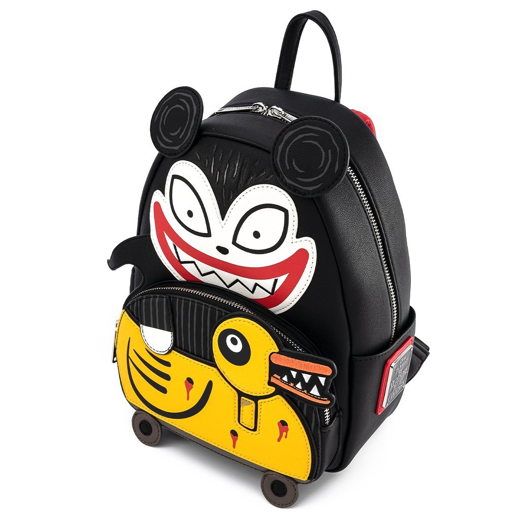 Loungefly X Disney The Nightmare Before Christmas Scary Teddy and Undead Duck Mini Backpack - GeekCore