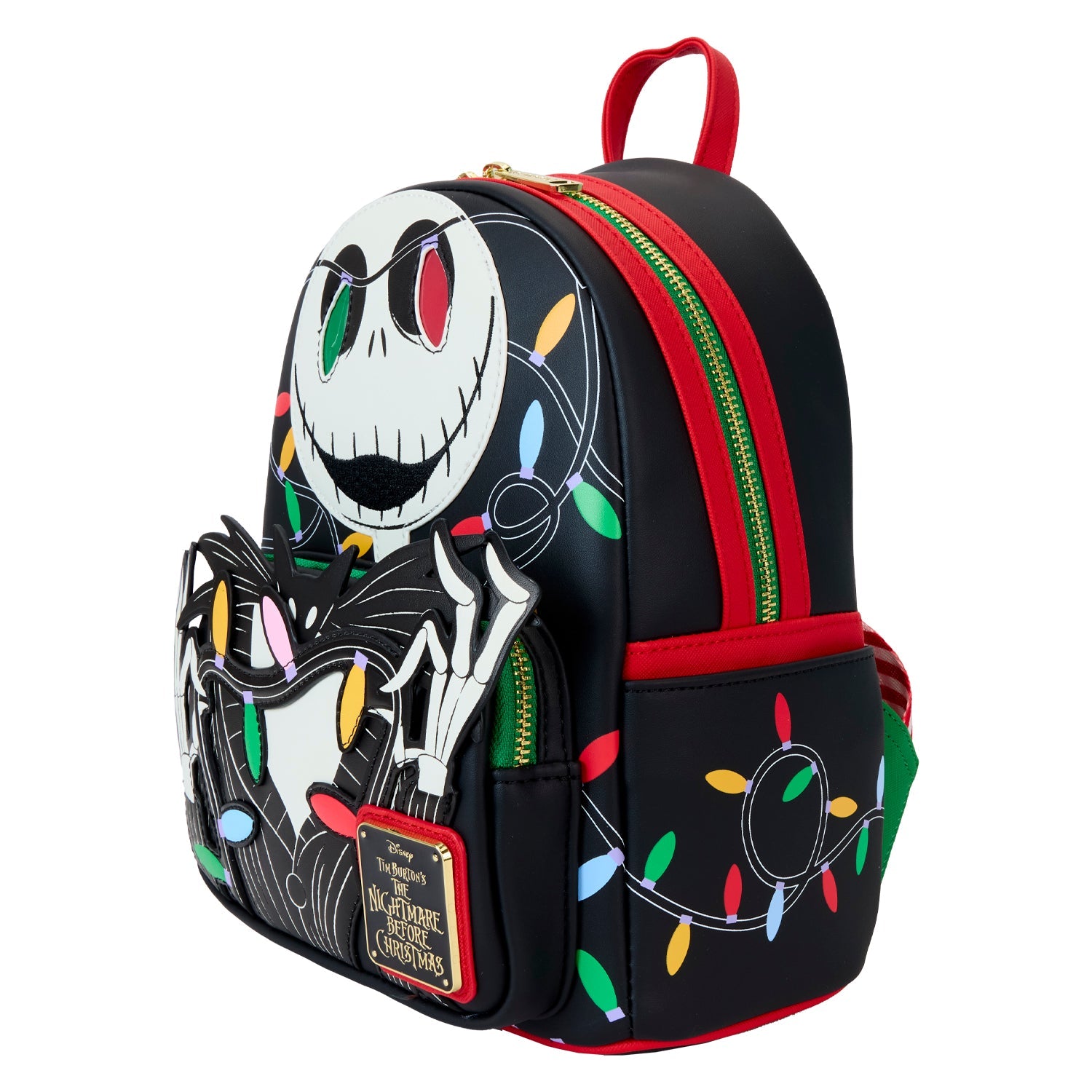 Loungefly x Disney The Nightmare Before Christmas Smiling Jack Light Up Mini Backpack - GeekCore