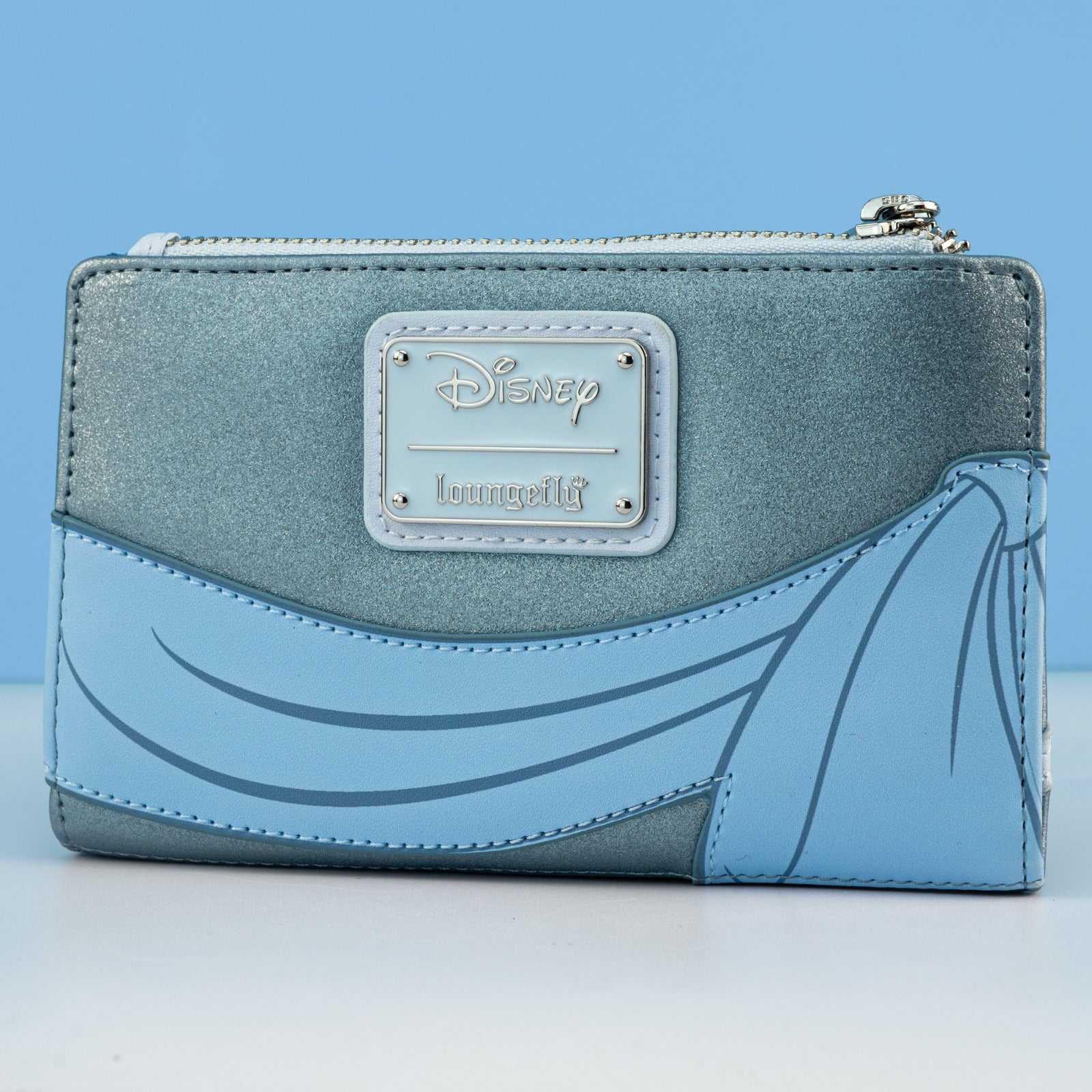 Loungefly x Disney The Princess and the Frog Tiana Blue Dress Cosplay Wallet - GeekCore