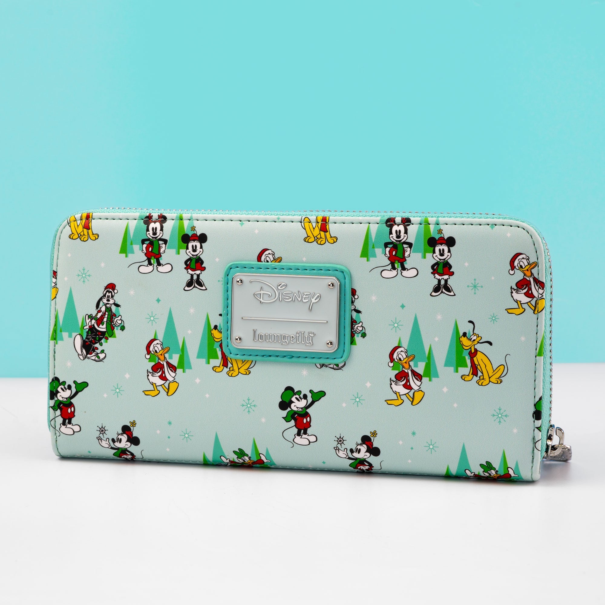 Loungefly x Disney The Sensational Six Christmas Character Print Wallet - GeekCore