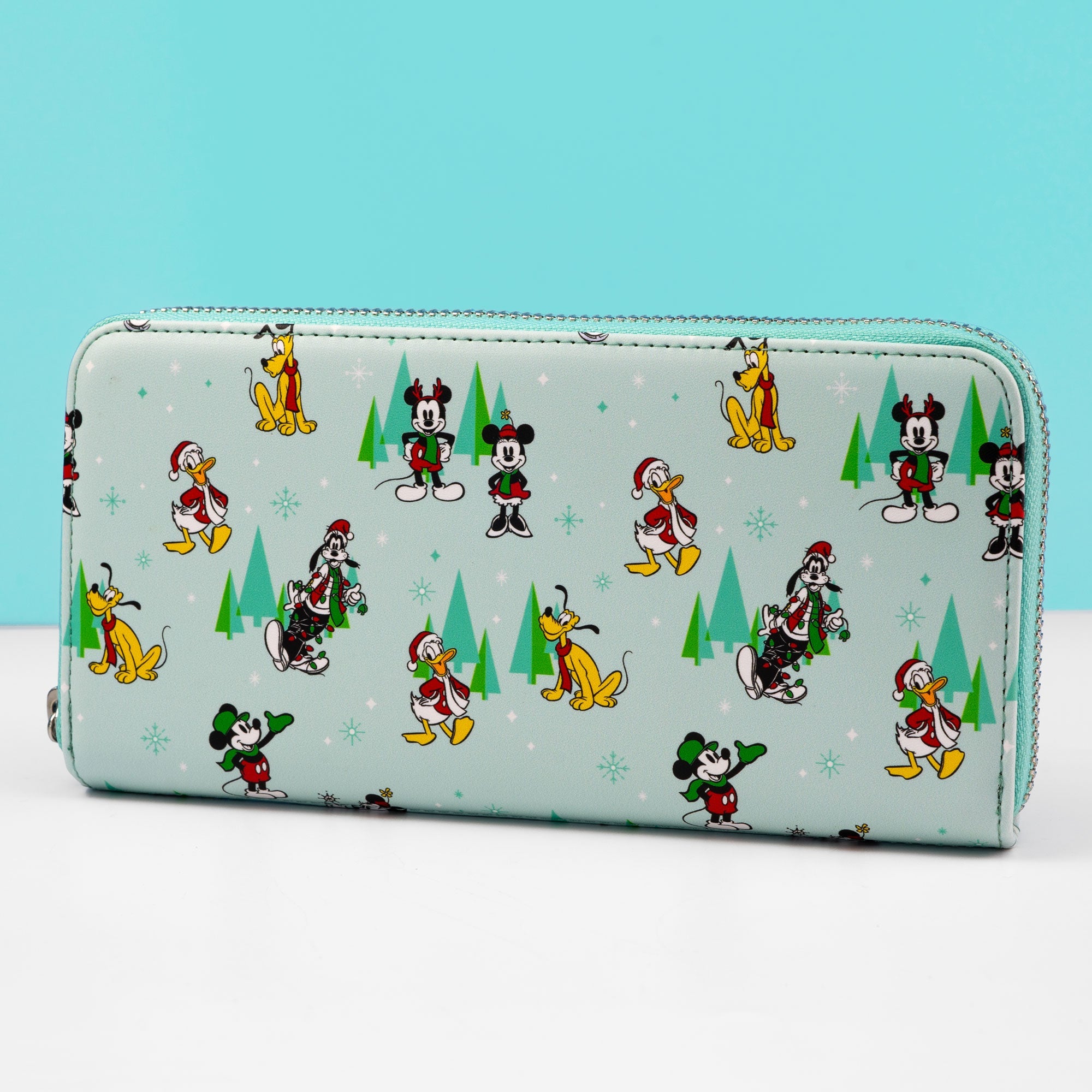 Loungefly x Disney The Sensational Six Christmas Character Print Wallet - GeekCore