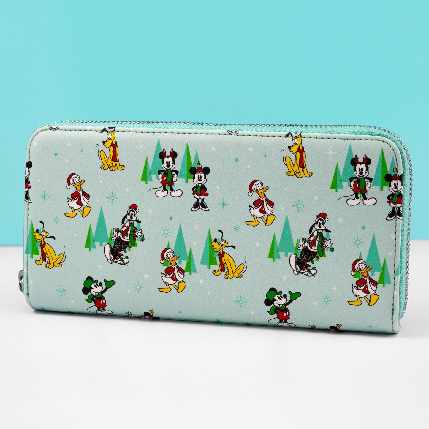 Loungefly x Disney The Sensational Six Christmas Character Print Wallet - GeekCore