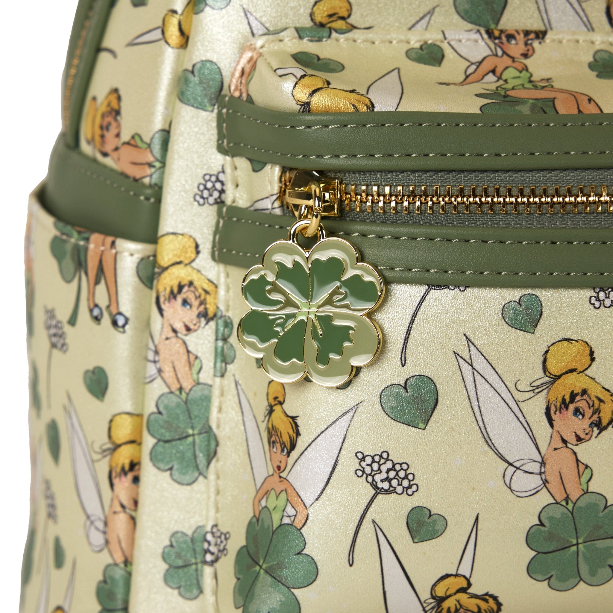 Loungefly x Disney Tinker Bell Four - Leaf Clover Mini Backpack - GeekCore