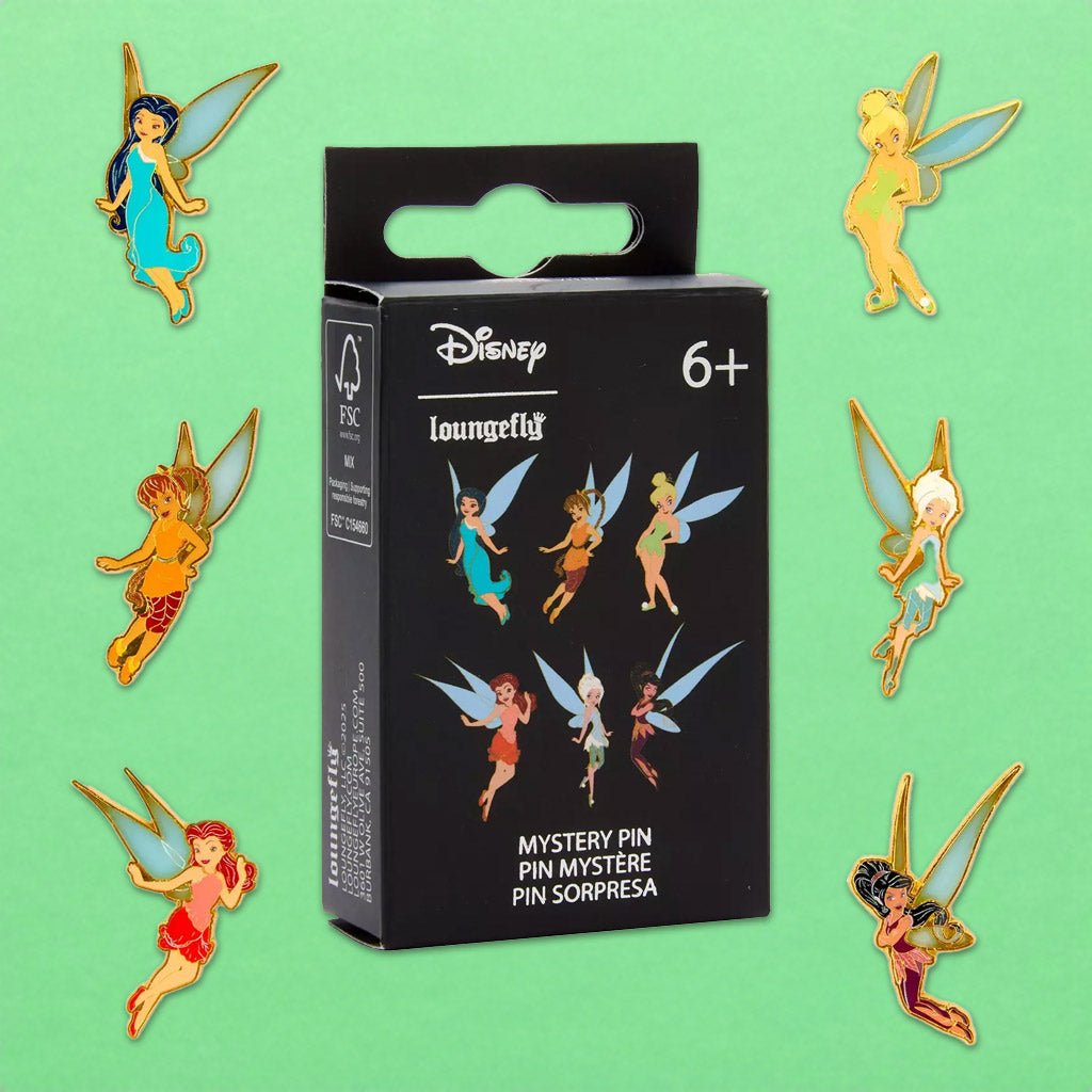 Loungefly x Disney Tinkerbell and other Fairies Blind Box Mystery Pin - GeekCore