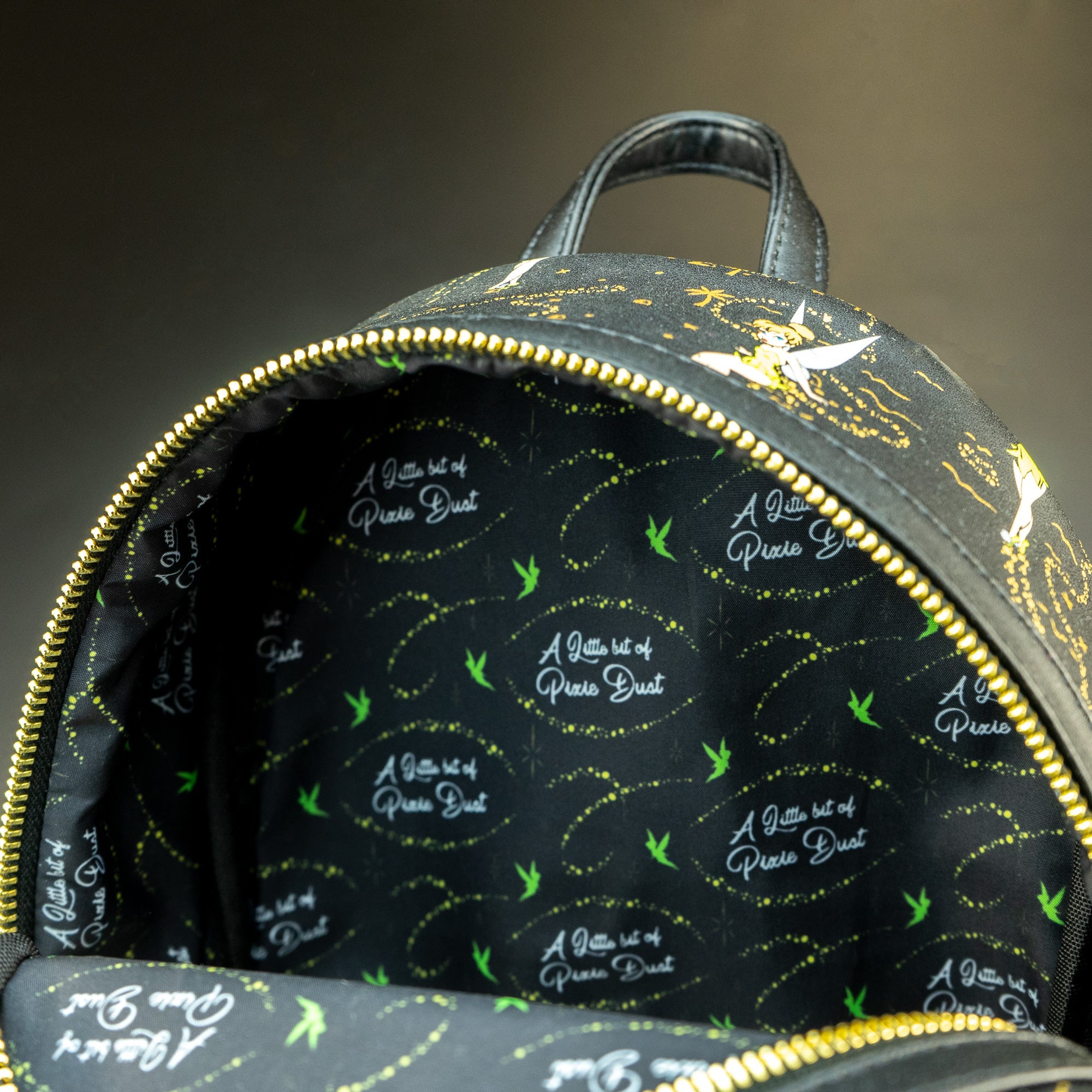 Loungefly x Disney Tinkerbell Neverland Treasure Map AOP Mini Backpack - GeekCore