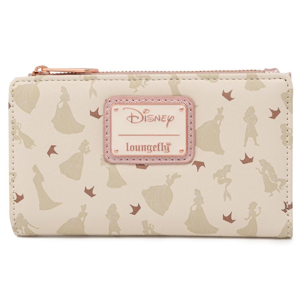 Loungefly x Disney Ultimate Princesses Silhouette All Over Print Purse - GeekCore