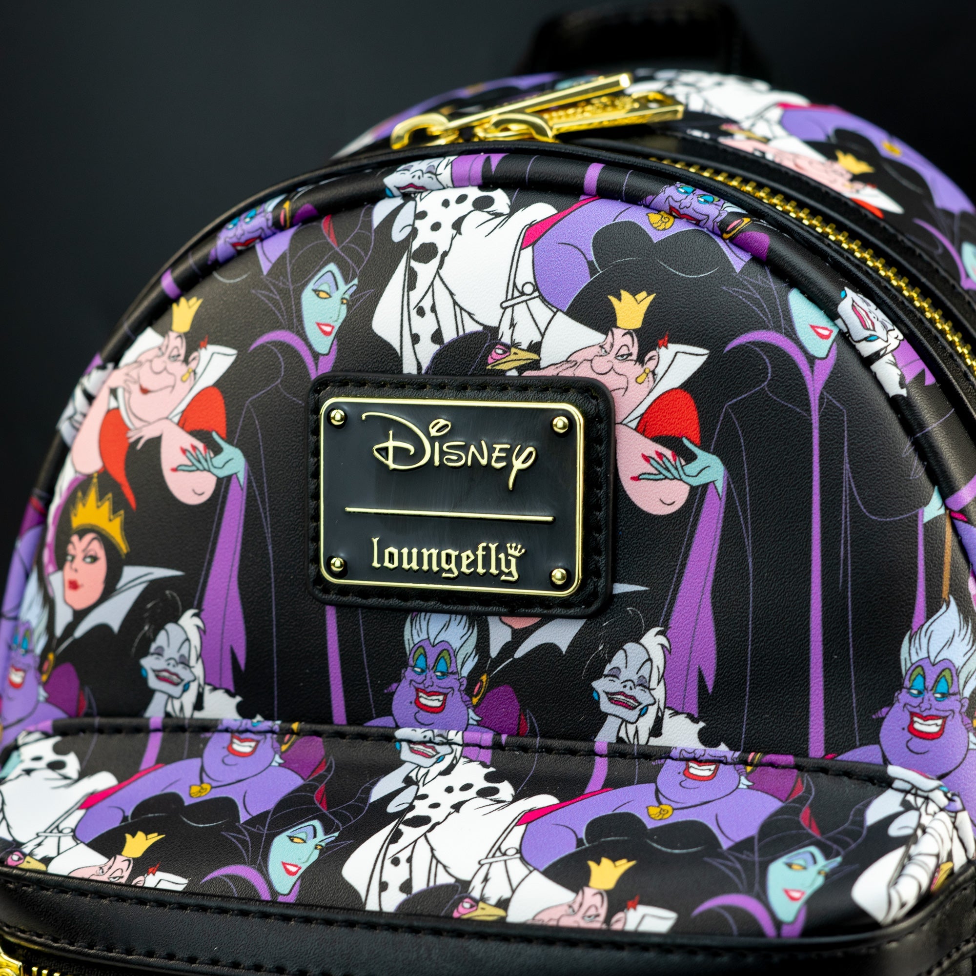 Loungefly x Disney Villains AOP Mini Backpack - GeekCore