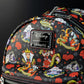 Loungefly x Disney Villains Black Tattoo All Over Print Mini Backpack - GeekCore
