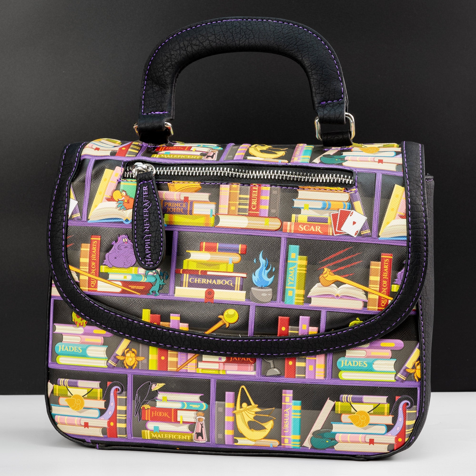 Loungefly x Disney Villains Books Crossbody Bag - GeekCore