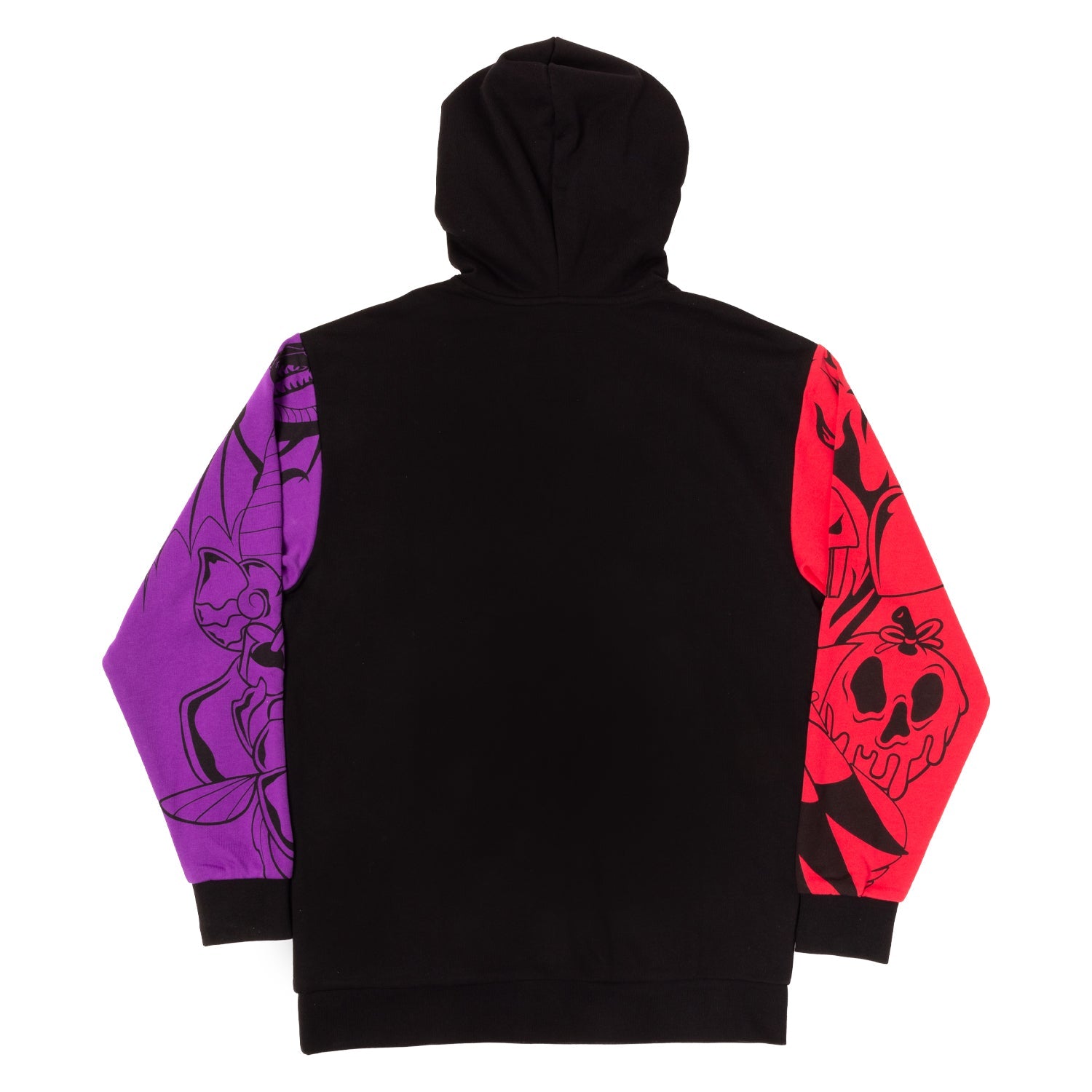 Loungefly x Disney Villains Color Block Hooded Sweatshirt - GeekCore