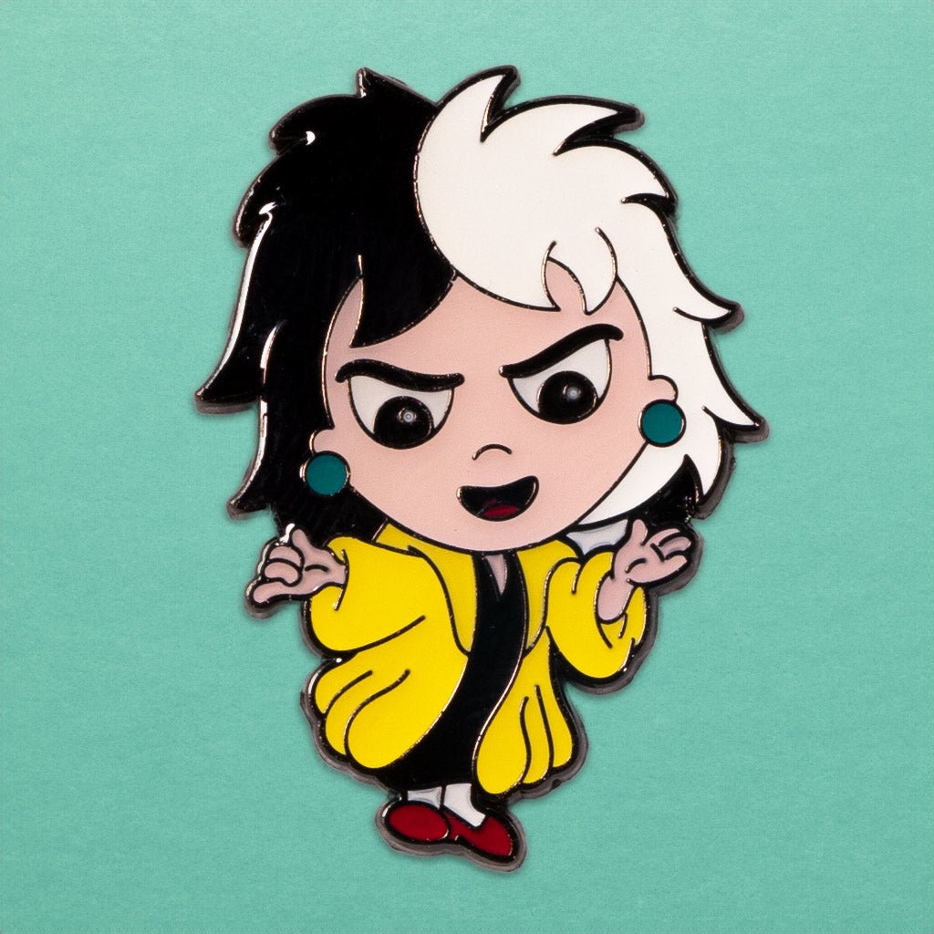 Loungefly x Disney Villains Cruella De Vil Enamel Pin - GeekCore