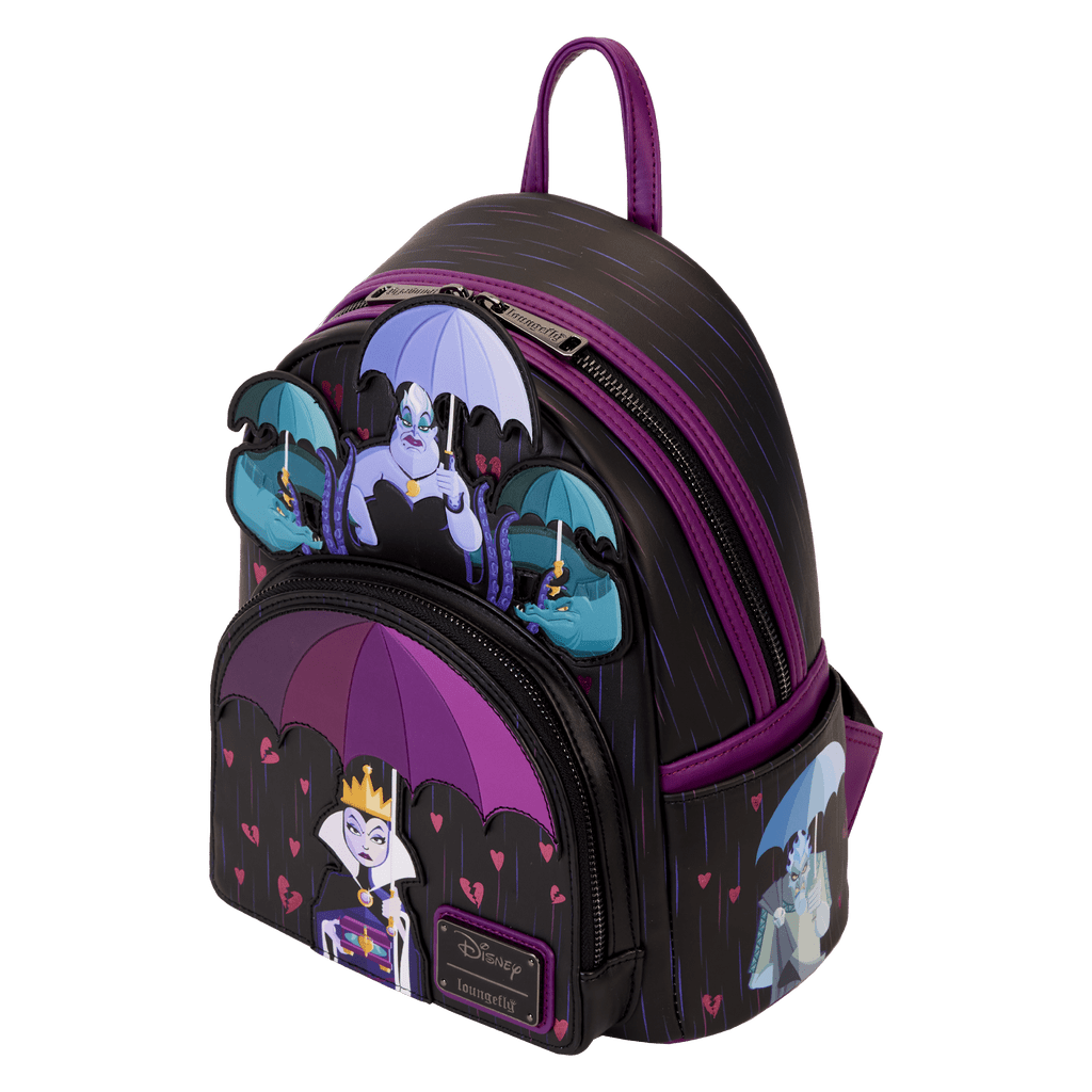 Loungefly X Disney Villains Curse Your Hearts Mini Backpack - GeekCore