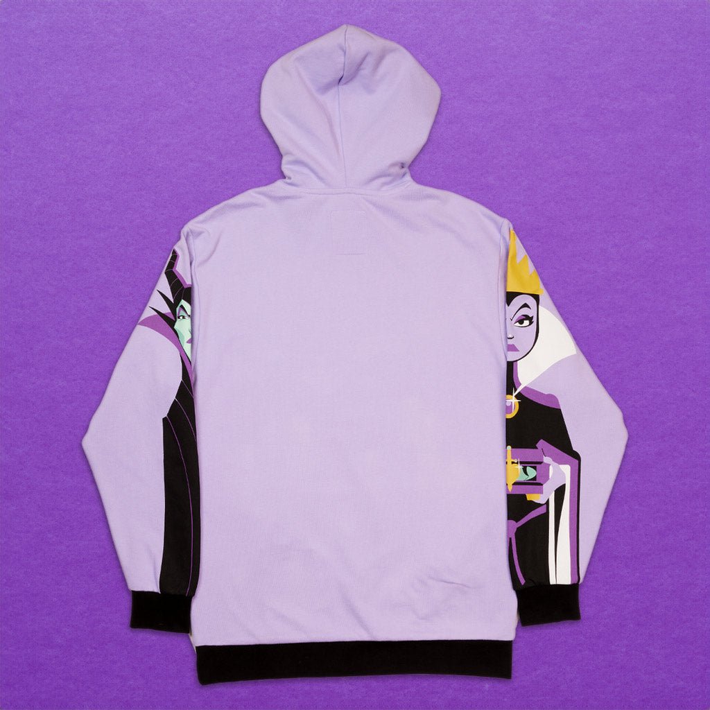 Loungefly x Disney Villains Curse Your Hearts Unisex Hoodie - GeekCore