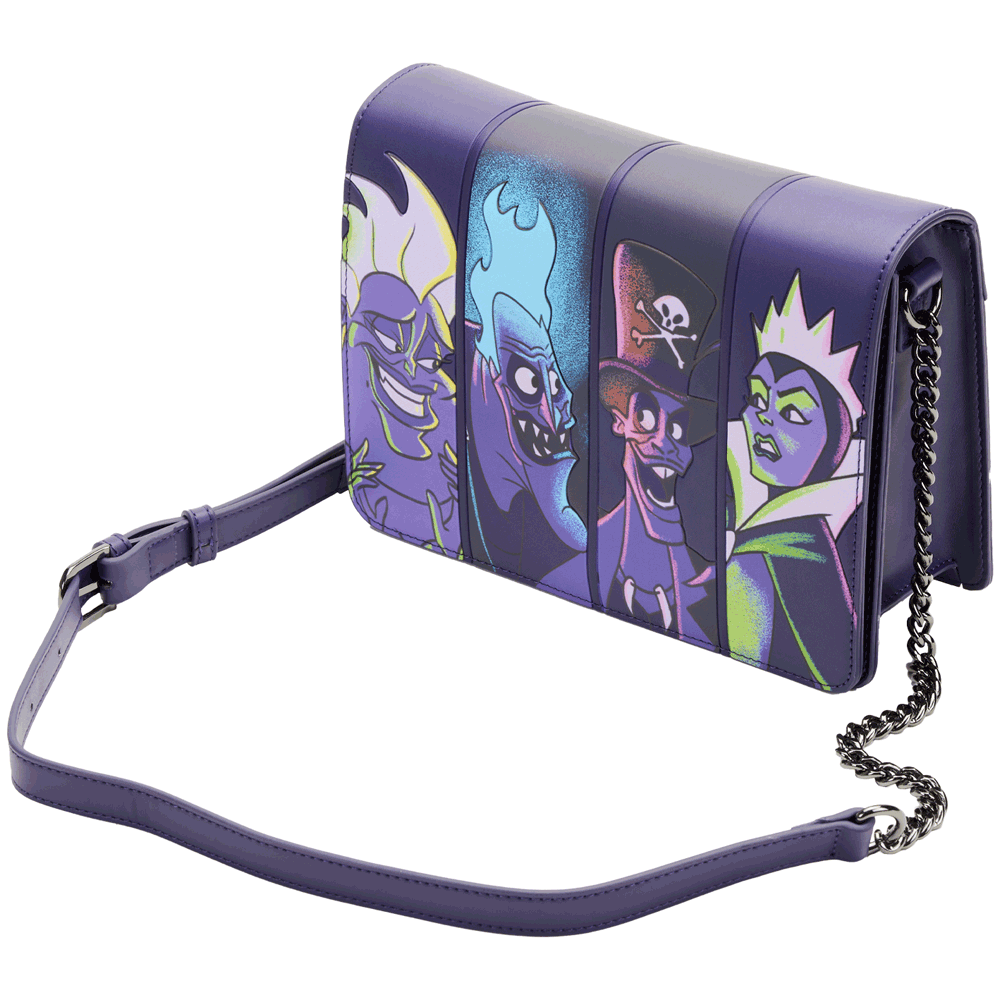 Loungefly x Disney Villains in the Dark Crossbody Bag - GeekCore