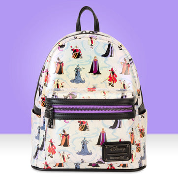 Loungefly x Disney Villains Iridescent Mini Backpack - GeekCore