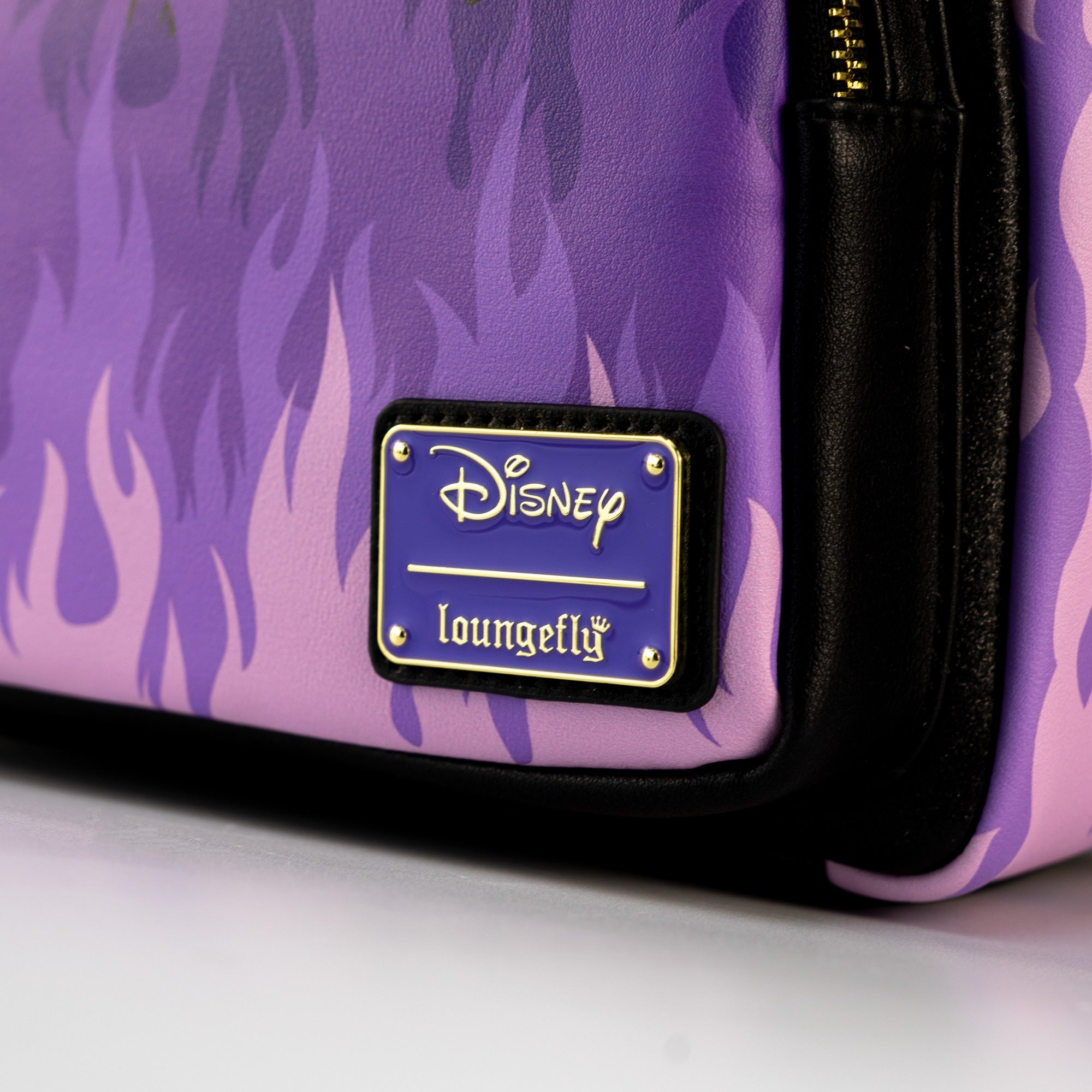 Loungefly x Disney Villains Purple Flame Mini Backpack - GeekCore