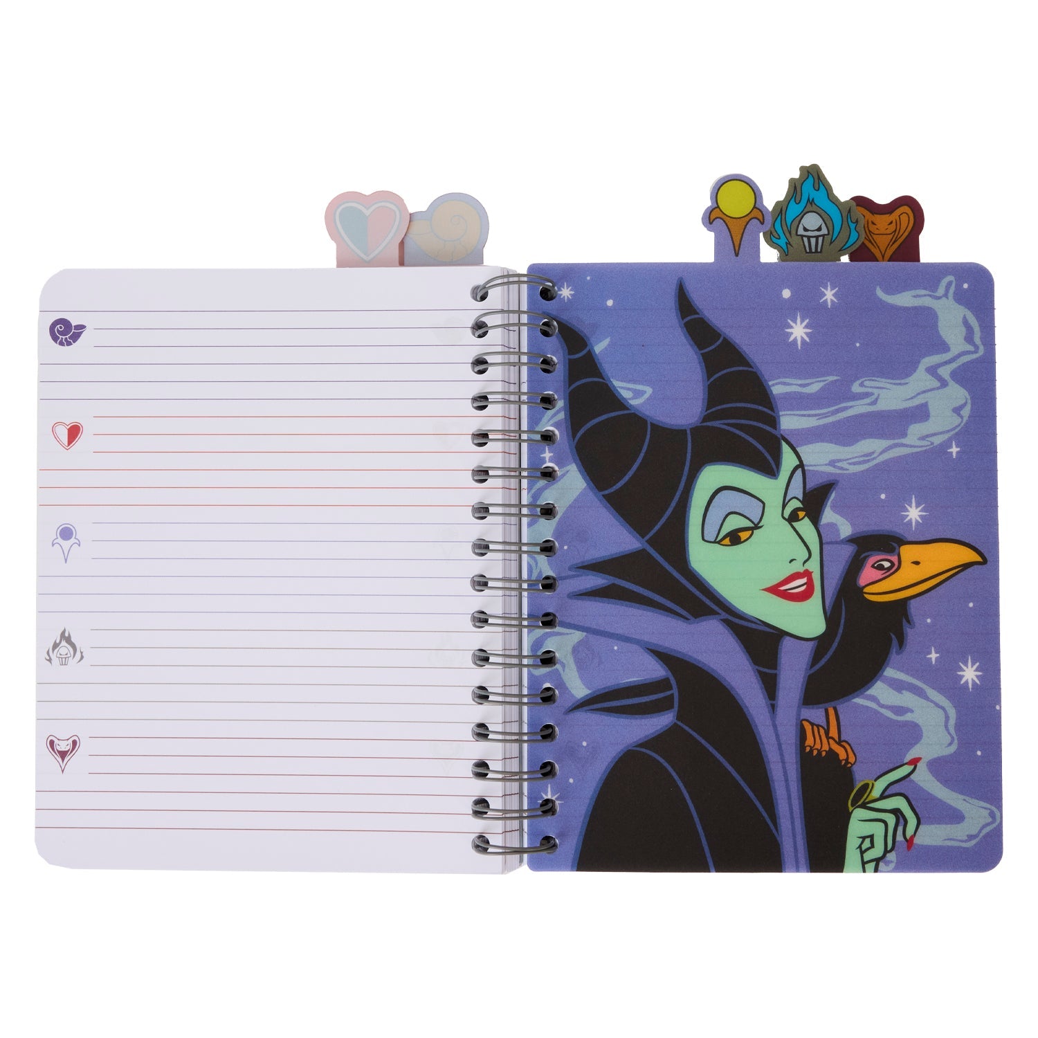 Loungefly x Disney Villains Tab Journal - GeekCore