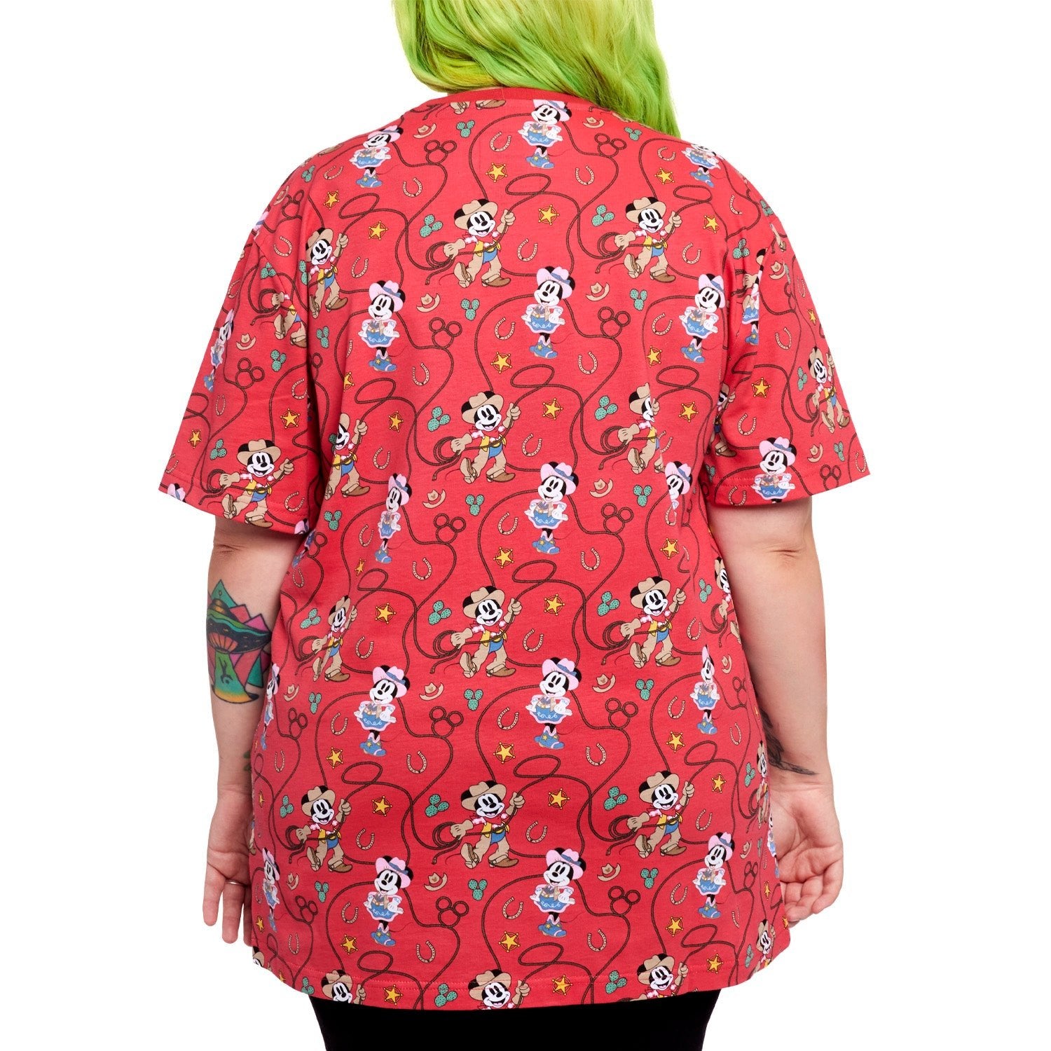 Loungefly x Disney Western Mickey and Minnie Unisex T - Shirt - GeekCore