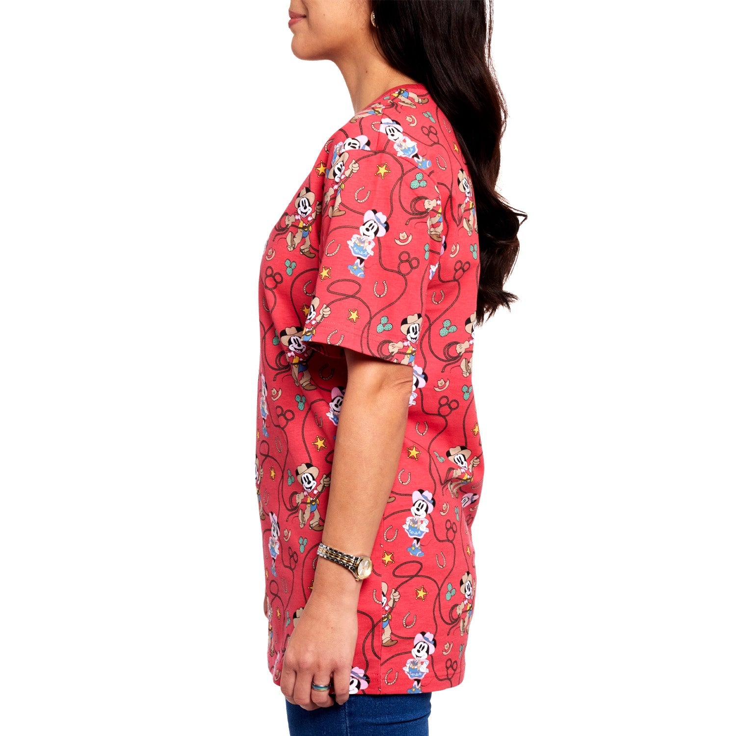 Loungefly x Disney Western Mickey and Minnie Unisex T - Shirt - GeekCore