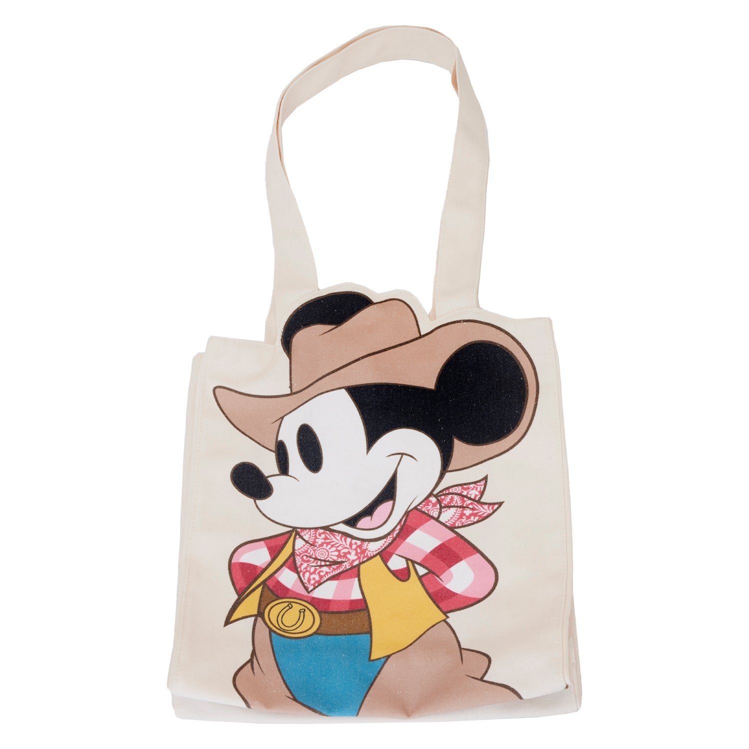 Loungefly x Disney Western Mickey Mouse Canvas Tote Bag - GeekCore