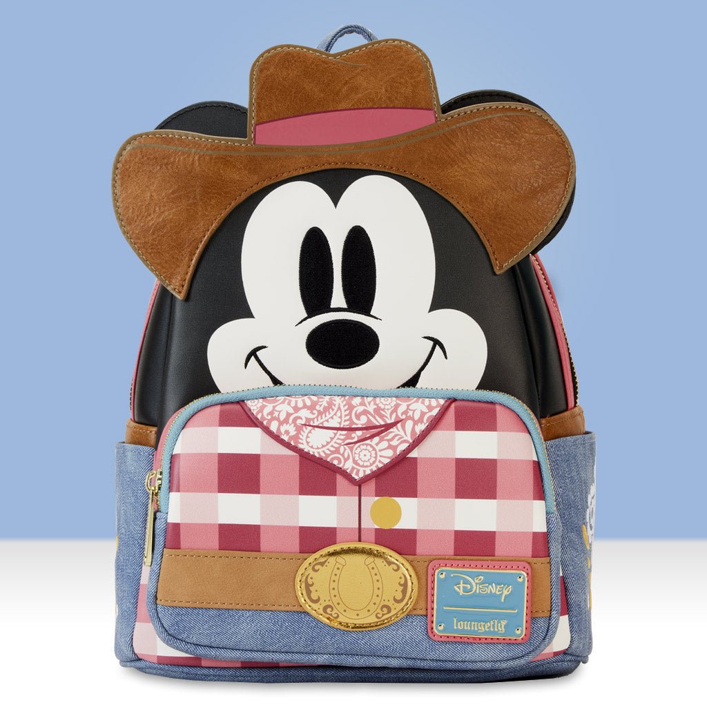 Loungefly x Disney Western Mickey Mouse Cosplay Mini Backpack - GeekCore