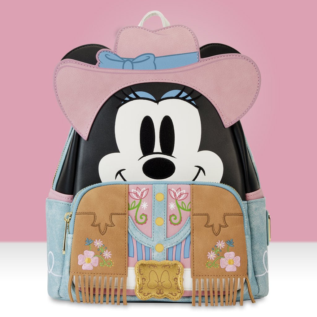 Loungefly x Disney Western Minnie Mouse Cosplay Mini Backpack - GeekCore