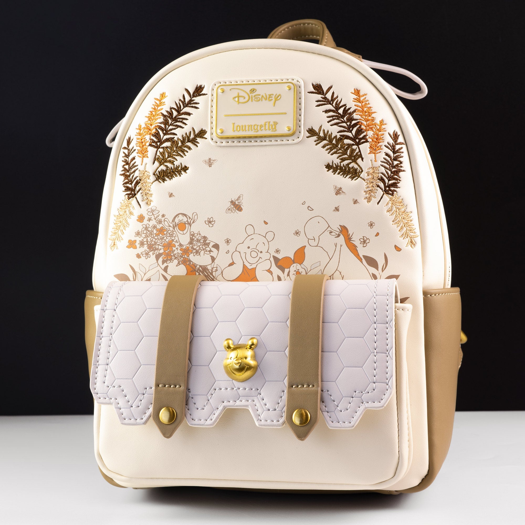 Loungefly x Disney Winnie the Pooh and Friends Flap Pocket Mini Backpack - GeekCore