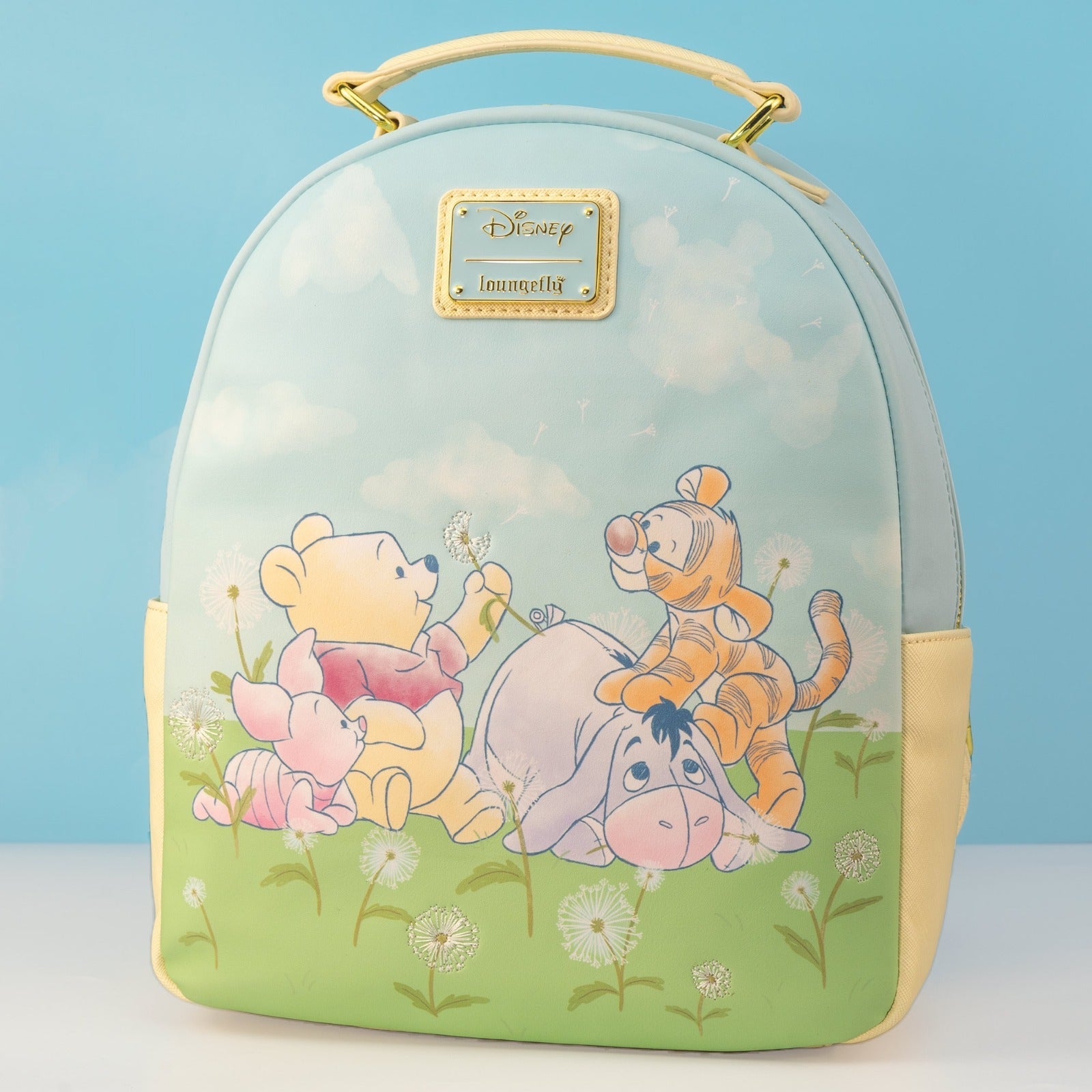 Loungefly x Disney Winnie the Pooh and Friends Pastel Dandelion Fields Mini Backpack - GeekCore