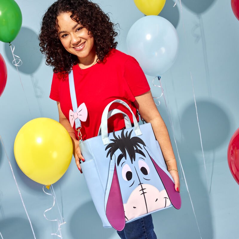 Loungefly x Disney Winnie the Pooh Eeyore Convertible Tote Bag - GeekCore