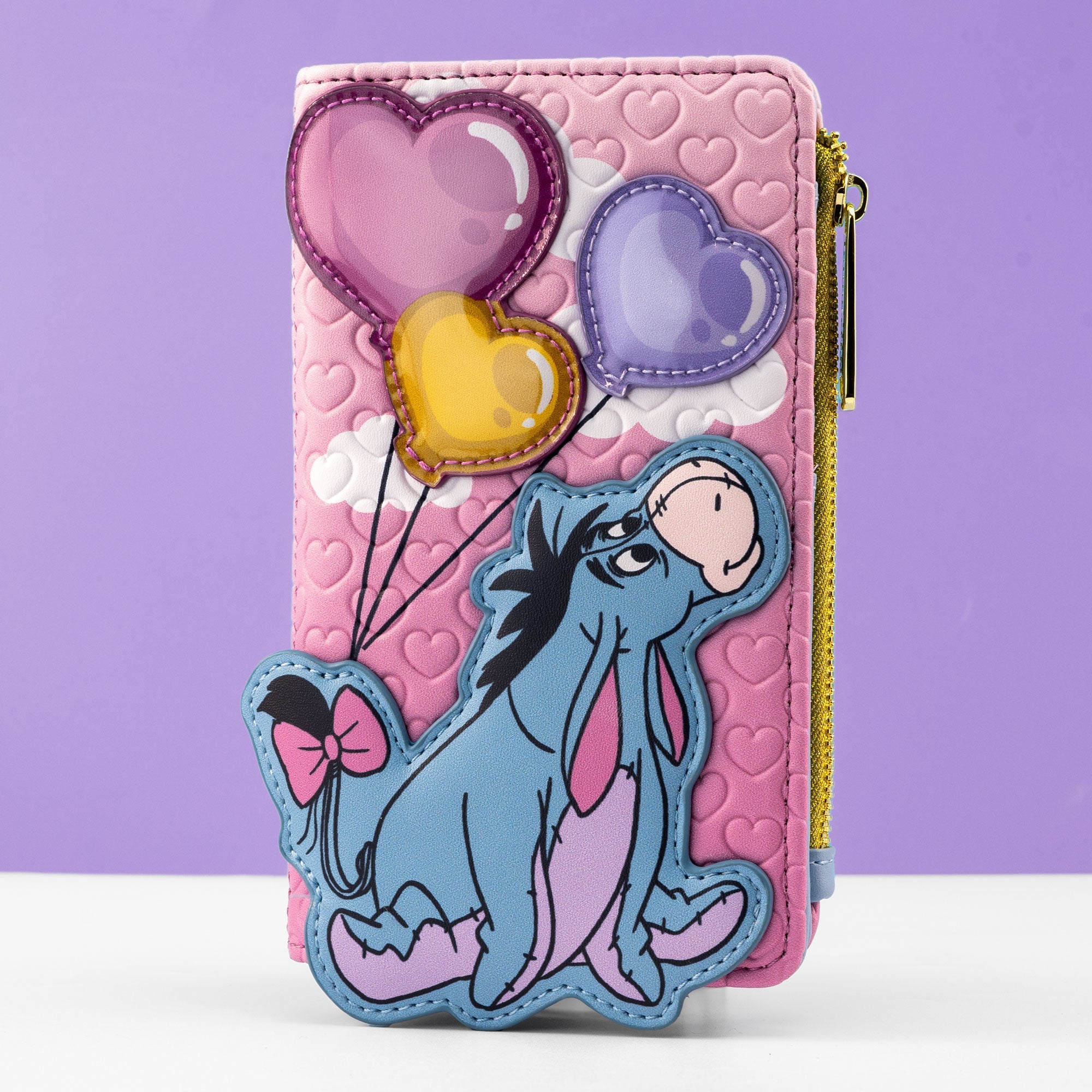 Loungefly x Disney Winnie the Pooh Eeyore Heart Balloons Wallet - GeekCore