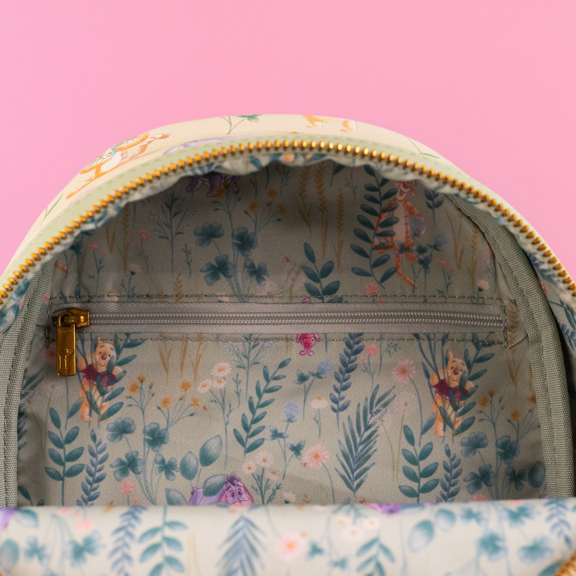 Loungefly x Disney Winnie the Pooh & Friends Floral AOP Mini Backpack - GeekCore
