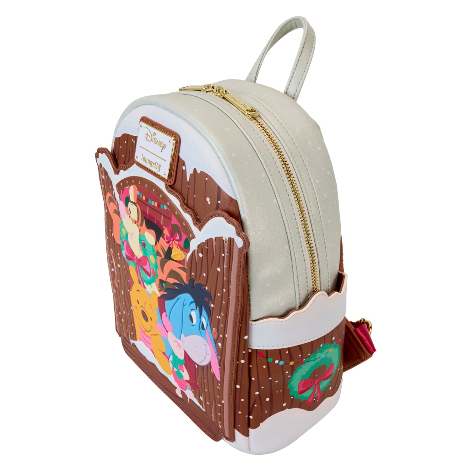 Loungefly x Disney Winnie the Pooh Holiday Scene Pooh And Friends Mini Backpack - GeekCore