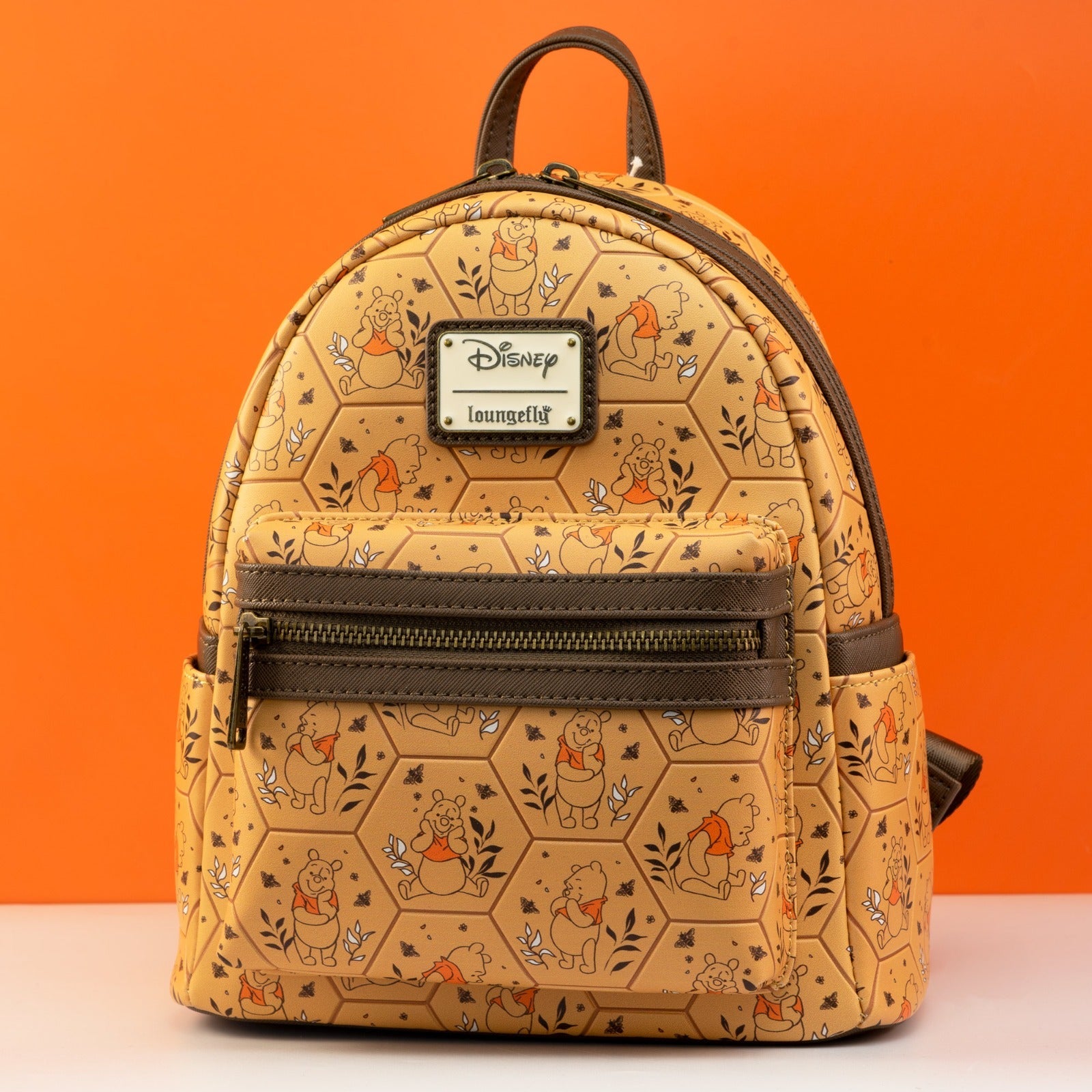 Loungefly x Disney Winnie the Pooh Honeycomb Mini Backpack - GeekCore