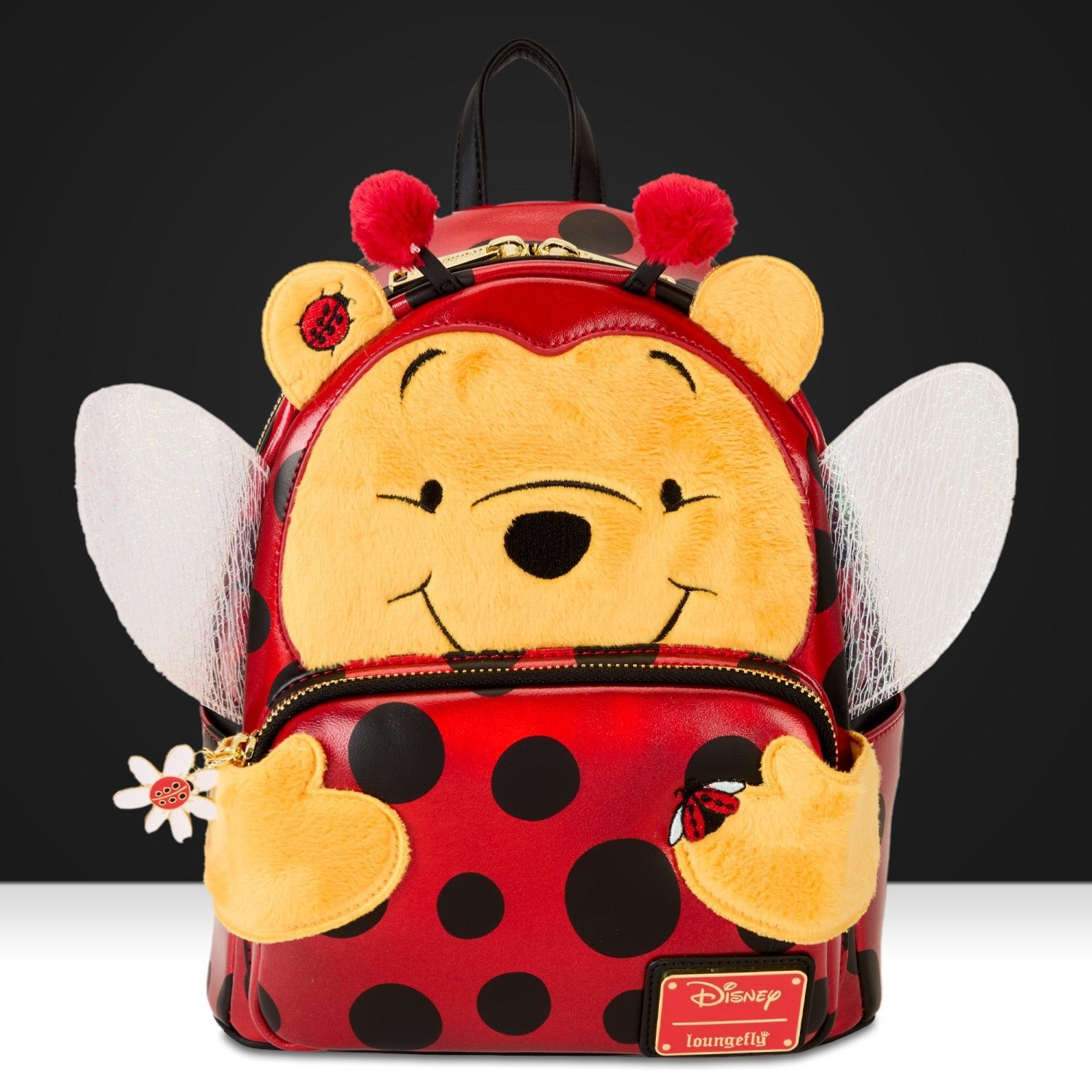 Loungefly x Disney Winnie the Pooh Ladybug Pooh Cosplay Mini Backpack - GeekCore