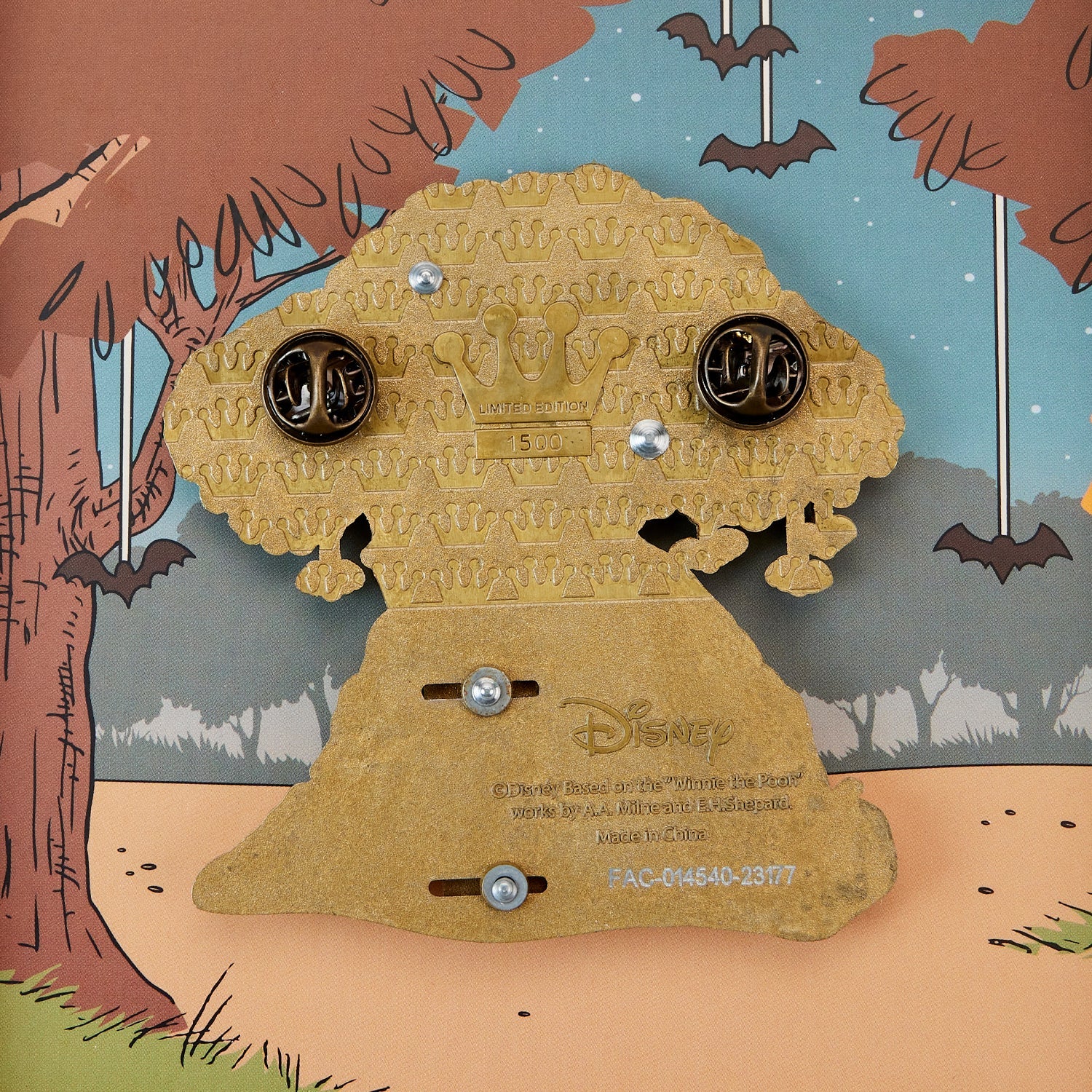 Loungefly x Disney Winnie The Pooh Ltd Ed Halloween 3 Inch Sliding Pin - GeekCore