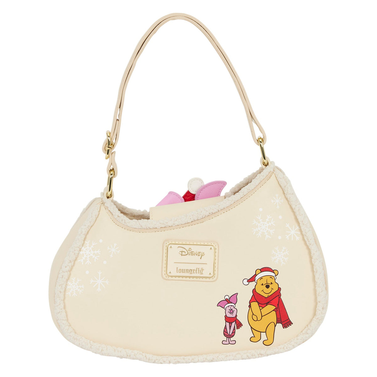 Loungefly x Disney Winnie the Pooh & Piglet Holiday Crossbody Bag - GeekCore