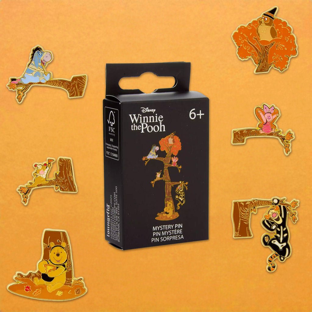 Loungefly x Disney Winnie the Pooh Spooky Tree Puzzle Blind Box Mystery Pin - GeekCore