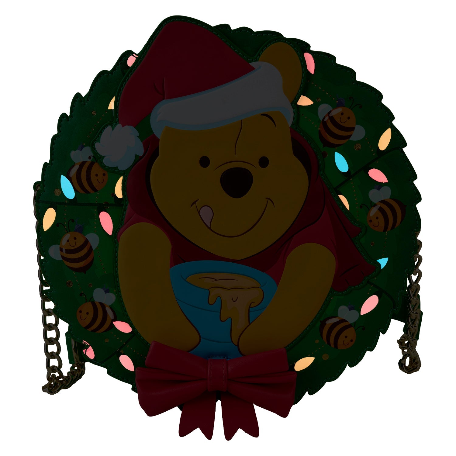 Loungefly x Disney Winnie the Pooh Stuck In Wreath Crossbody Bag - GeekCore