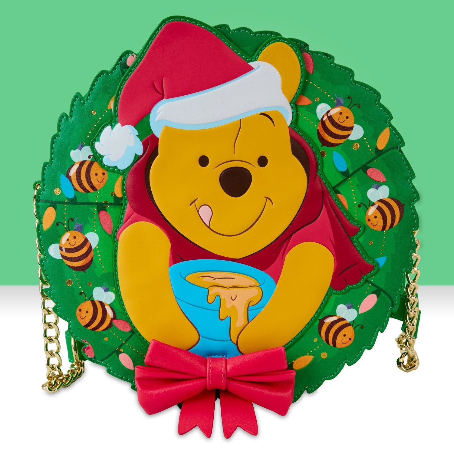 Loungefly x Disney Winnie the Pooh Stuck In Wreath Crossbody Bag - GeekCore