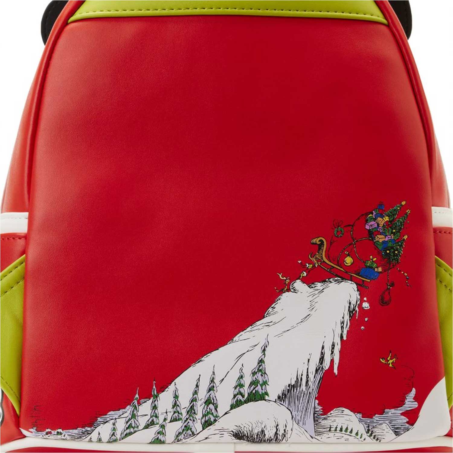 Loungefly x Dr Seuss Grinch Santa Lenticular Mini Backpack - GeekCore