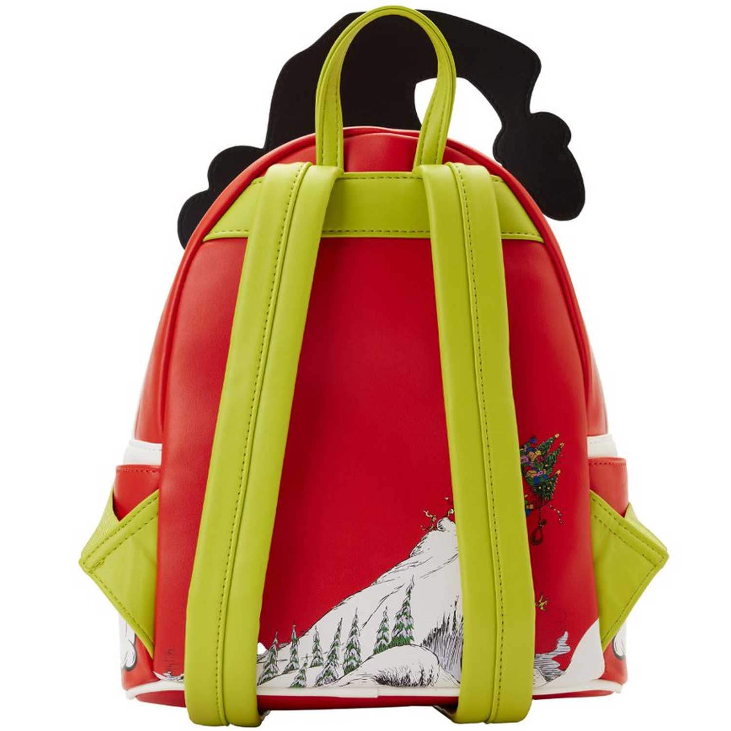 Loungefly x Dr Seuss Grinch Santa Lenticular Mini Backpack - GeekCore