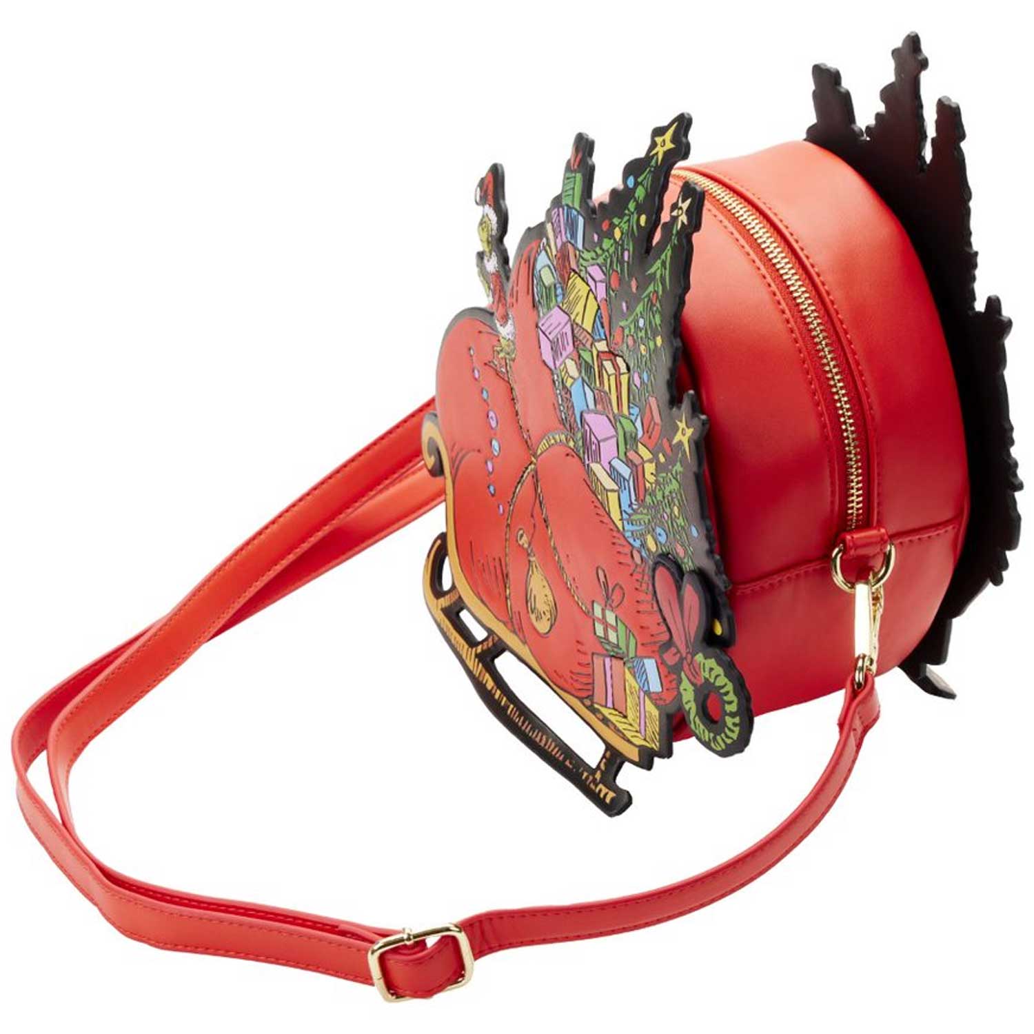 Loungefly x Dr Seuss Grinch Sleigh Crossbody Bag - GeekCore