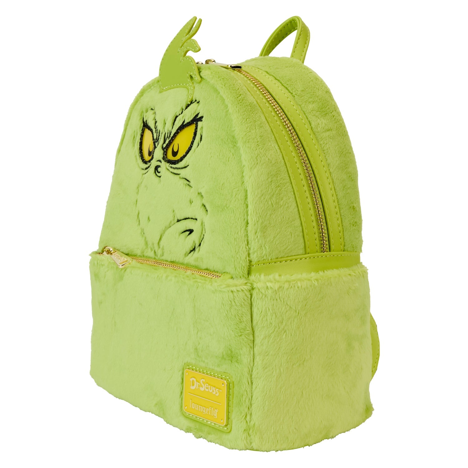 Loungefly x Dr Seuss Plush Grinch Light Up Cosplay Mini Backpack - GeekCore