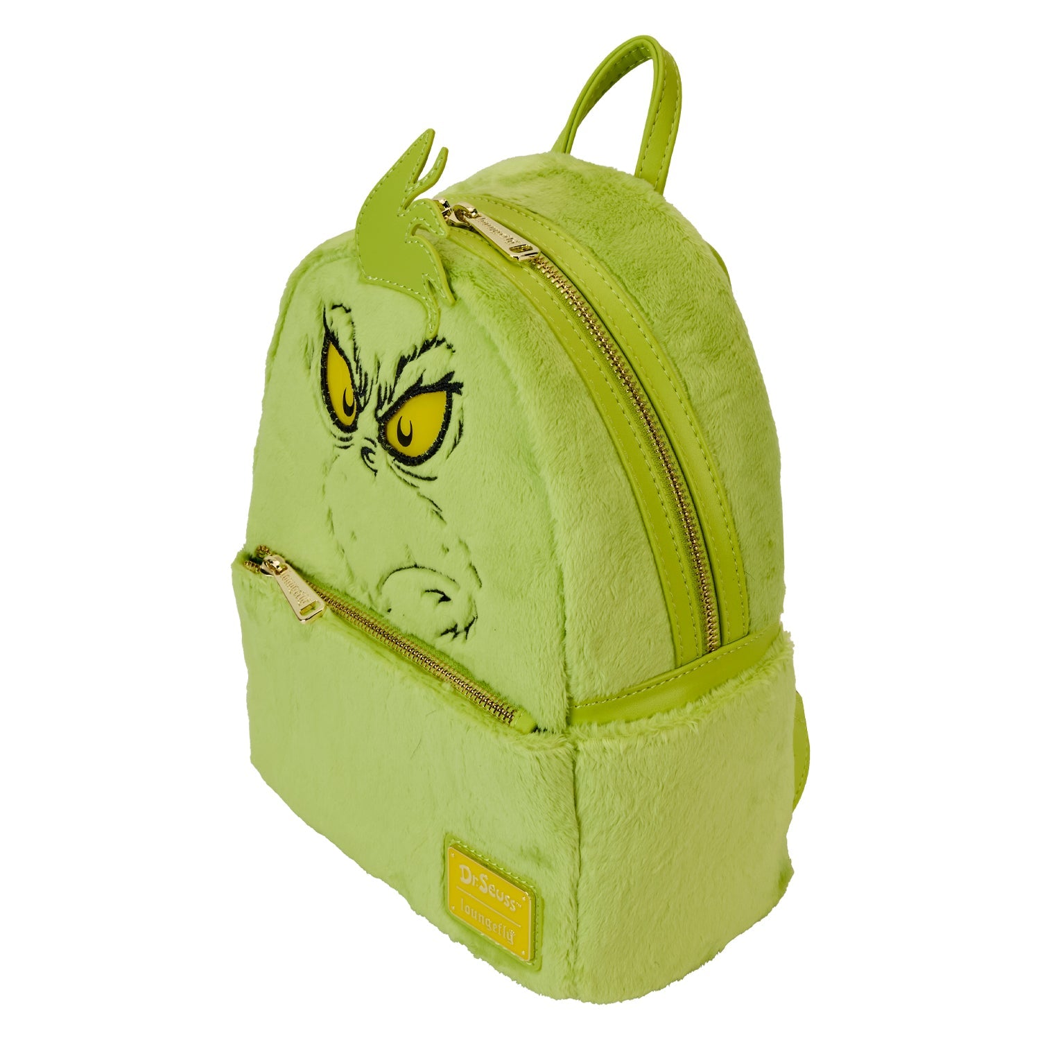 Loungefly x Dr Seuss Plush Grinch Light Up Cosplay Mini Backpack - GeekCore